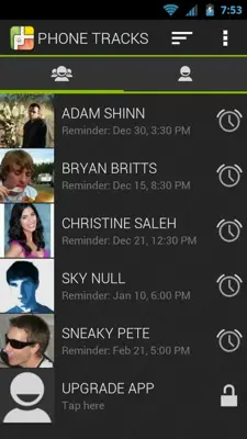 PHONE TRACKS android App screenshot 2